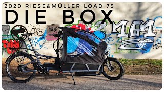 2020 Riese und Müller Load 75 Lastenrad Test  Ladefläche Kindersitze und Zubehör [upl. by Acinomal]