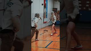 Slow motion Sabre point fencing sabre sabrefencing [upl. by Ativak272]