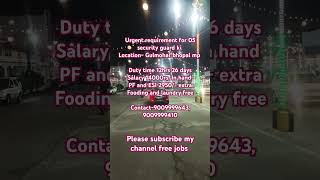 Bhopal mp Security Guard Job please subscribe my channel bhopalmp securityguard jobs [upl. by Uriel]