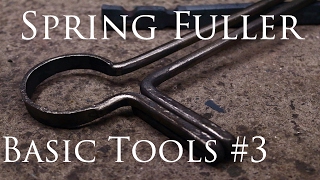 Blacksmithing Tools 3 Spring Fuller mild steel [upl. by Sidnala70]