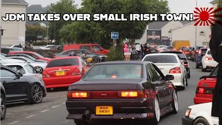 DONEGAL RALLY 2024 CHAOS DRAG RACING AT 3AM [upl. by Bidle196]