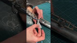 How to check Flute pads for a leak  Dawkes Music Workshop flute fluteplayers dawkesmusic [upl. by Childers]