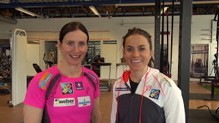 Basistrening med Heidi Weng og Marit Bjørgen [upl. by Camella]