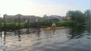 Day 1  Learning to scull in an Edon TS515 training scull  with training wheels [upl. by Krischer719]