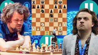 Crazy Hans Niemann vs Magnus Carlsen 184 [upl. by Beaufort]