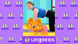 YOGA FOR KIDS 🧘🕉️ STRETCH BREATH CALM  Lingokids SHORTS [upl. by Hugon]