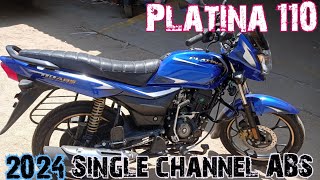 Bajaj platina110 with ABS braking review 2024 model tamil [upl. by Kathy]