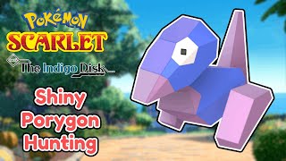 Shiny Porygon Hunting  Pokemon Scarlet [upl. by Oralle]