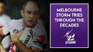 Storm tries through the decades  NRL Throwback [upl. by Lorilee]