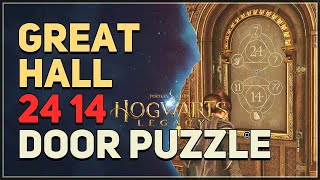 The Great Hall 24 14 Door Puzzle Hogwarts Legacy [upl. by Il]