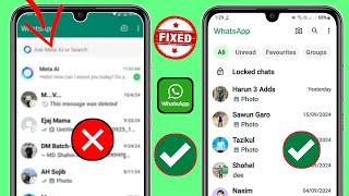 Como remover Meta Ai no WhatsApp  Excluir Meta Ai no WhatsApp [upl. by Nollad]