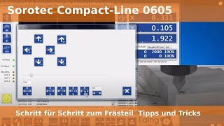 CnC Fräsen Schritt für Schritt zum Frästeil unter EdingCnC  Hilfreiche Tipps [upl. by Der]