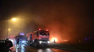 Incendiu in Constanta cartier Km 5 foarte aproape de LIDL [upl. by Neirual]