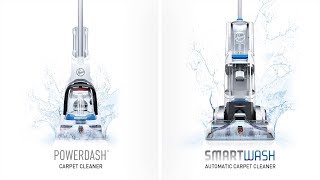 Hoover® SmartWash™ Automatic Carpet Cleaner amp PowerDash™ Pet Carpet Cleaner [upl. by Sewel78]