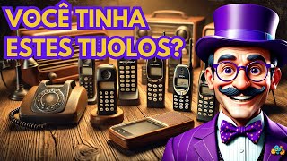 DESCUBRA OS 10 CELULARES MAIS ANTIGOS DO MUNDO QUE FIZERAM HISTÓRIA [upl. by Lisabeth]