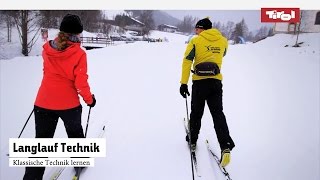 Langlauf Technik – Langlauf Klassisch lernen [upl. by Sanferd846]