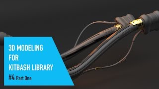 Cinema 4D 3D Modeling For Kitbash Library 04  Part One [upl. by Chill]