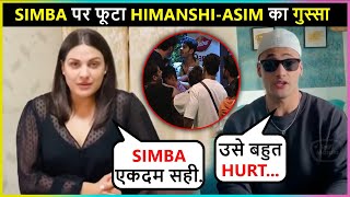 Asim amp Himanshi React On UmarSimba Physical Fight  Bigg Boss 15 [upl. by Ecilahs]