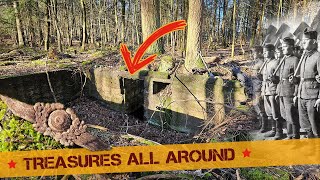 SECRET ROOM discovered at WW2 Barrack Foundations [upl. by Easlehc354]