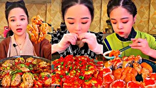 ASMR CHINESE FOOD MUKBANG EATING SHOW  먹방 ASMR 중국먹방  XIAO YU MUKBANG 120 [upl. by Eittap140]