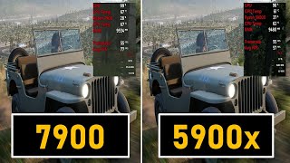 AMD Ryzen 7900 vs 5900X FPS Battle in Popular Titles [upl. by Allebram410]