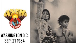 The Jacksons  Victory Tour Live in Washington DC September 21 1984 [upl. by Nojed]