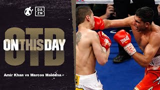 OTD Amir Khan vs Marcos Maidana [upl. by Hadsall503]