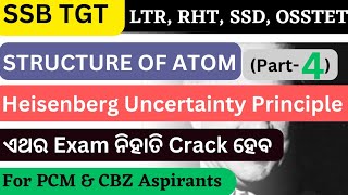 Structure of Atom For SSB TGT  Part4  LTR  RHT  OSSTET  Chemistry SSB TGT [upl. by Siesser]