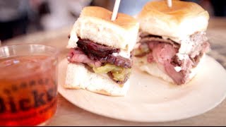 Chef Adam Perry Lang Makes Some Serious Barbecue at Metopoia Texas 2013 [upl. by Warfeld]