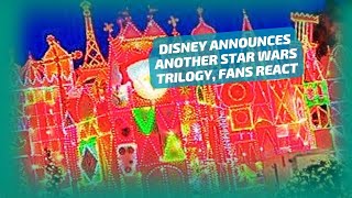 DISNEY ANNOUNCES ANOTHER STAR WARS TRILOGY FANS REACT [upl. by Newcomb63]