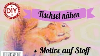 How To I Tischsets nähen toll für Nähanfänger geeignet I Deko Inspirationen Selbstgemacht [upl. by Tebasile]