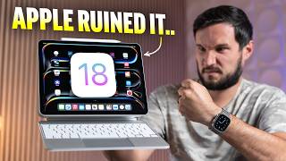 How Apple JUST Ruined the M4 iPad Pro with iPadOS 18 [upl. by Hanavas]