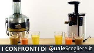 Estrattore VS centrifuga che differenze ci sono  I confronti di QualeScegliereit [upl. by Aihsik]