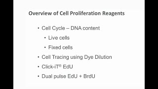 An introduction to flow cytometric analysis Part I Cell proliferation analysis [upl. by Nylzor574]