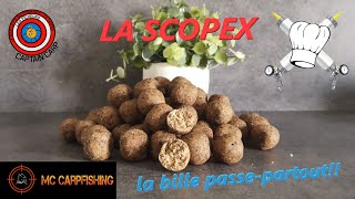 Recette la bouillette SCOPEX aimant à carpe [upl. by Charlotta]