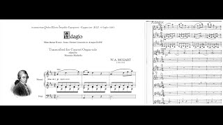 WAMozart Adagio from Clarinetto Concerto K 622  Organ transcription [upl. by Randolf]