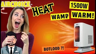 Air Choice 1500W Space Heater Review Quiet amp Portable Heating Solution [upl. by Berenice]