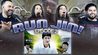 BTS quotRUN JIN Episode 2quot  He’s so competitive yet nice 😂  Couples React [upl. by Kruter]