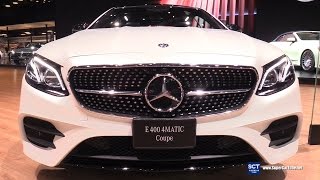 2018 Mercedes E400 4Matic Coupe Edition 1  Exterior Interior Walkaround  2017 Detroit Auto Show [upl. by Aikemot560]