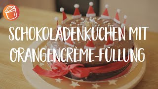 Schokoladenkuchen mit OrangencrèmeFüllung Rezept Chochdoch mit Mimi [upl. by Jennilee39]