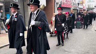 Barnstaple Remembrance Parade 2024 [upl. by Anivlek203]