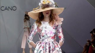 Matilde Cano  Barcelona Bridal Fashion Week 2016  Exclusive [upl. by Mook]