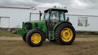 John Deere 6130D Tractor MFWD 4 Wheel Drive [upl. by Eniluqaj]