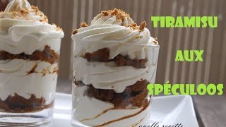 Tiramisu aux Spéculoos Facile et Rapide QuelleRecette [upl. by Feltie653]