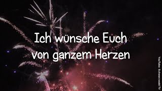 🎩🍀 Frohes neues Jahr 2025 🥂🍾 Guten Rutsch 🎆 Neujahrswünsche🍾 Happy New Year Silvester Grußvideo [upl. by Sherline530]