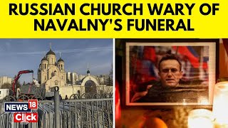 Alexei Navalny Funeral  Russia  Russian Opposition Leader To Be Buried Amid High Security  N18V [upl. by Elonore]