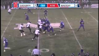 Manteno HS 2 Tucker Presler 20yd pass receive [upl. by Adnert57]