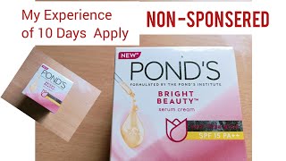 PONDS Bright Beauty Serum Cream l Spotless Glowskincare ponds [upl. by Niwrehs]