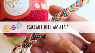 Come fare un braccialetto dellamicizia  Tutorial [upl. by Gatian599]