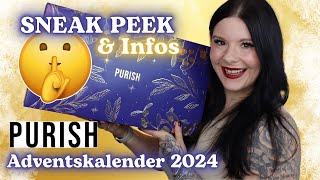 Sneak Peek 🤫 amp Infos PURISH Adventskalender 2024 [upl. by Ennaihs]